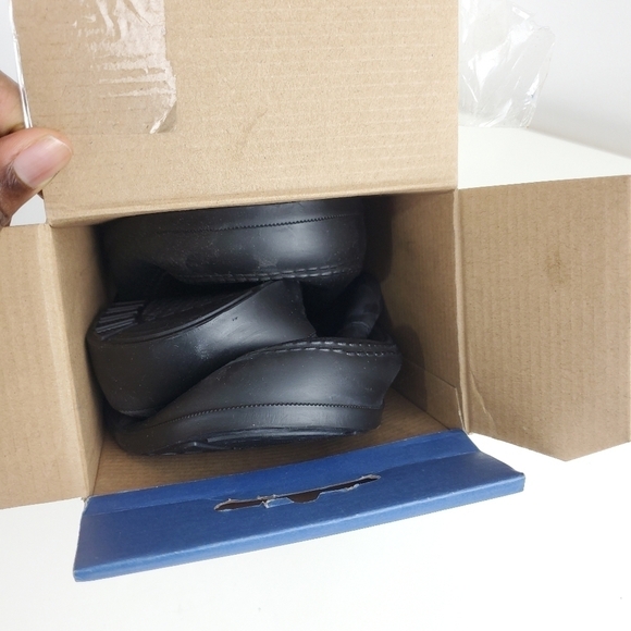 Acton Canada Overshoes Black Waterproof Natural Rubber XL vintage 90s - Picture 8 of 13